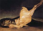 Francisco Jose de Goya Plucked Turkey oil painting on canvas